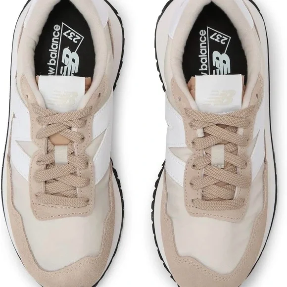 ✨ Like New ~ New Balance 237 V1 Sneakers – Beige & Off-White – Size 8.5 ✨ - Picture 3 of 12